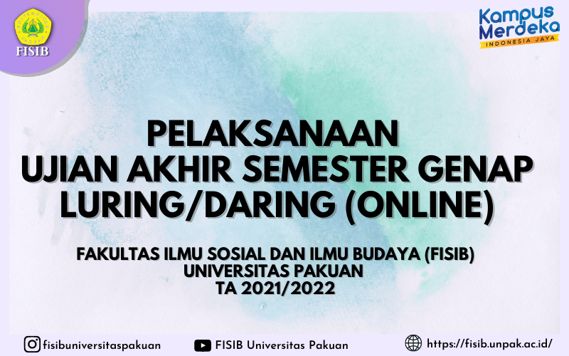 Pelaksanaan Ujian Akhir Semester Genap Luring Daring (Online)