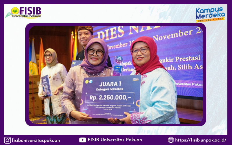 Peraih Juara 1 Website Tingkat Fakultas di Lingkungan Universitas Pakuan