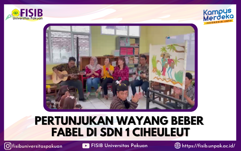 Pertunjukan Wayang Beber Fabel di SDN 1 Ciheuleut