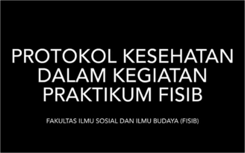 Protokol Kesehatan Dalam Kegiatan Praktikum FISIB