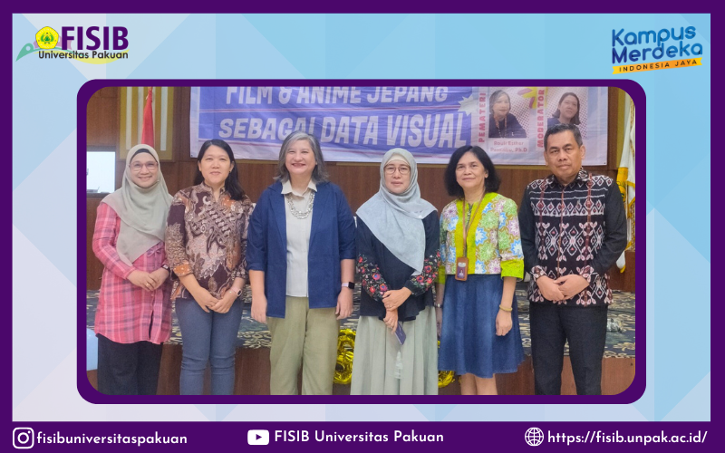 Seminar Bedah Budaya dan Sastra: Film dan Anime Jepang sebagai Data Visual di FISIB Universitas Pakuan