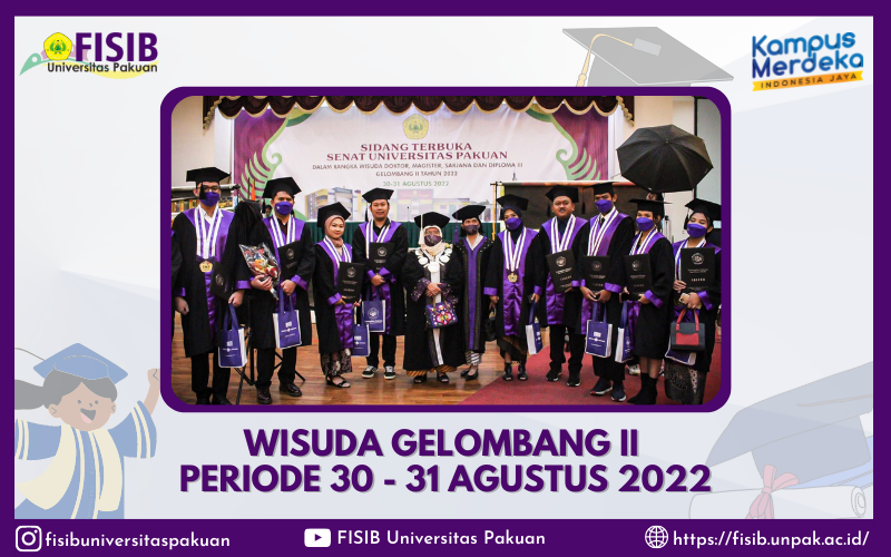 Wisuda Gelombang II Periode 30 - 31 Agustus 2022