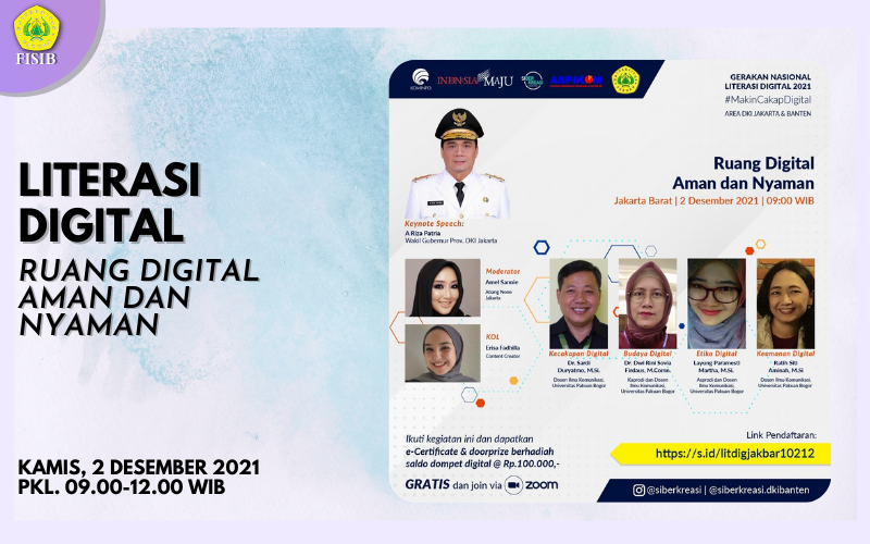 Webinar Gerakan Nasional Literasi Digital 2021 Kota Bogor 